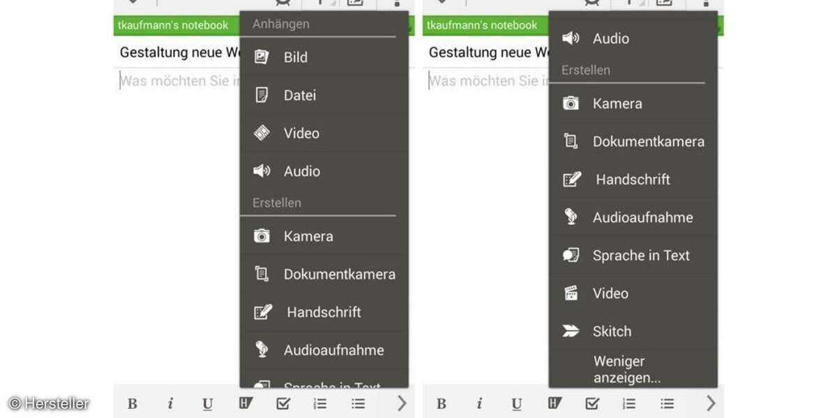 Evernote Ideen