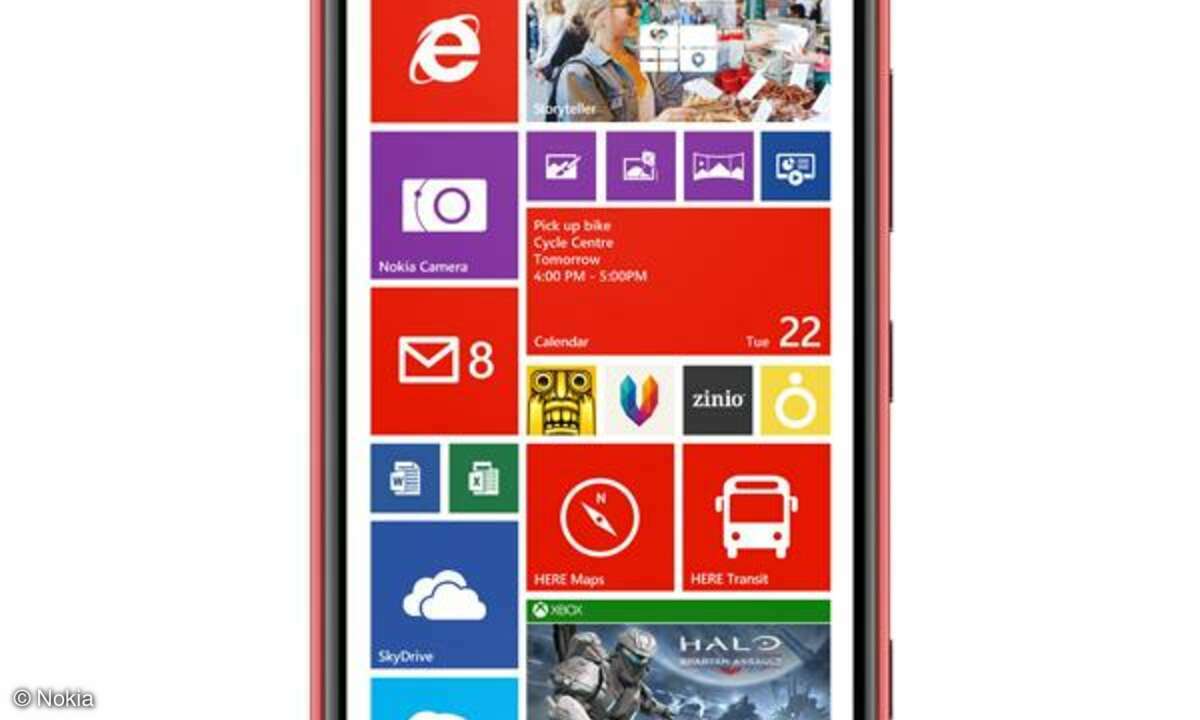 Nokia Lumia 1520, Windows Phone 8